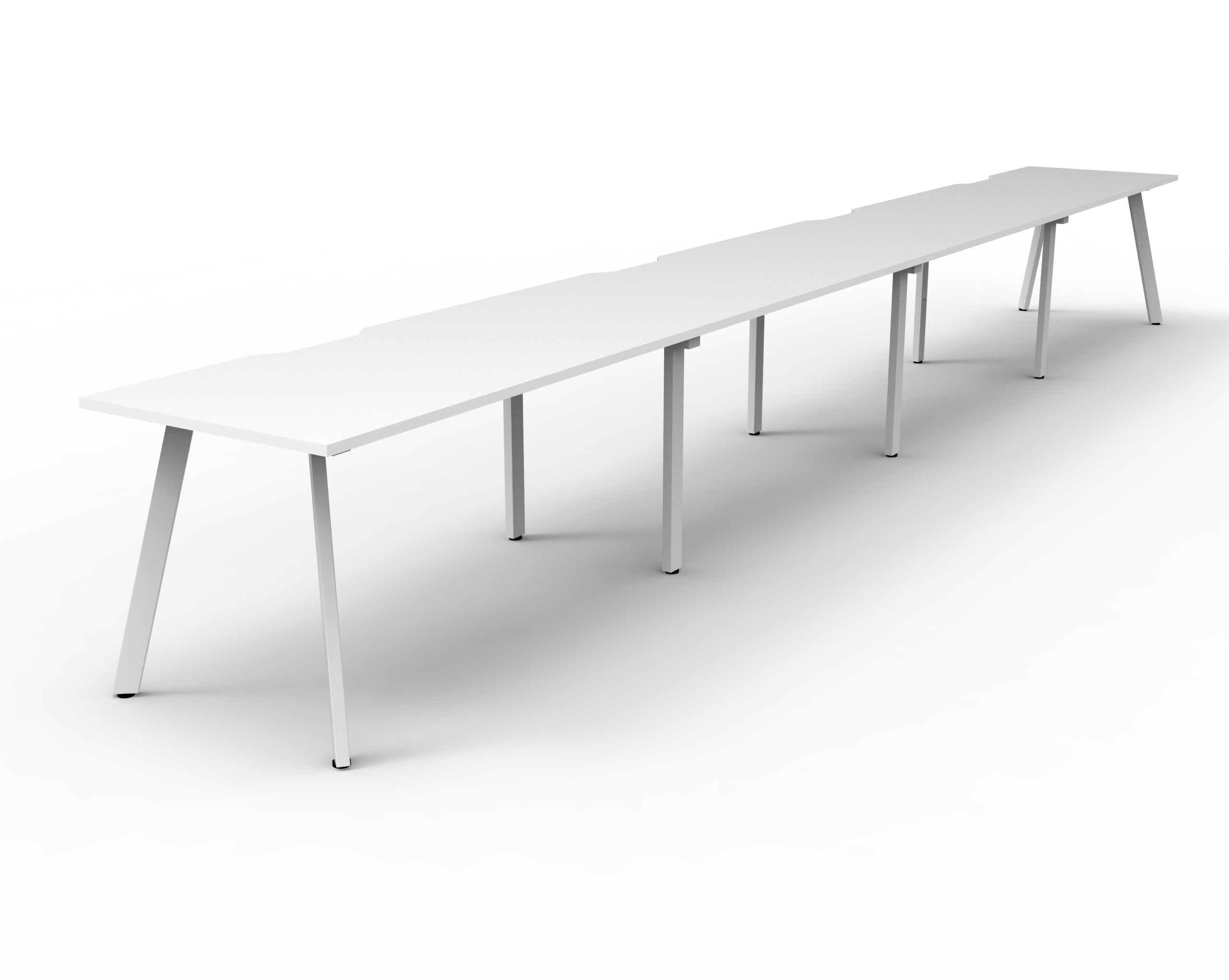 Eternity 4 Person Single Sided Workstations